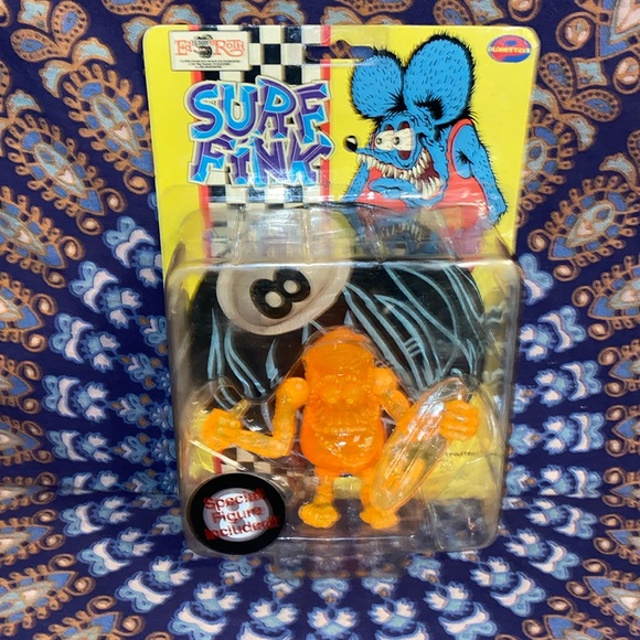 Classic Ed Roth Rare Clear Orange Surf Fink. Sealed. NOS. Japan. Planet Toys. - Picture 10 of 13